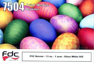 Picture of 38" FDC Printable Scrim 13 oz Gloss White Banner