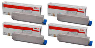 Picture of OKI pro920WT Toner Cartridges and Drums