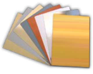 Picture of Sublimatable Metallic Sheets
