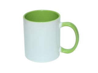 Picture of 11oz Two-Tone Color Mugs - Green