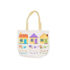 Picture of White Polyester Canvas Tote Bag