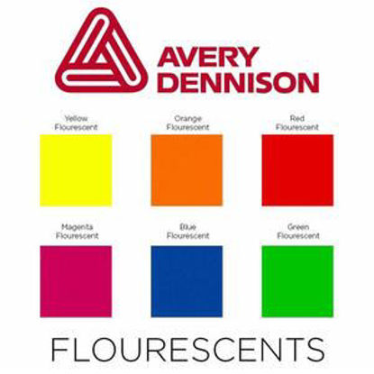 Picture of 24" Avery Cast 2.2 Mil Fluorescent Graphic Film