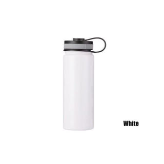 18oz Flask White