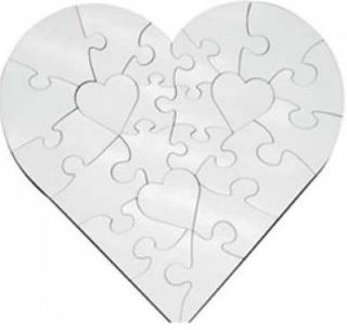 Picture of Hardboard Puzzle-Heart