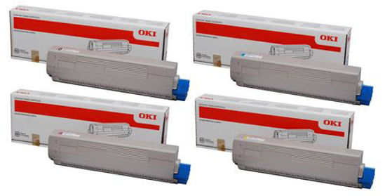 Picture of OKI pro9541WT Toner Cartridges and Drums