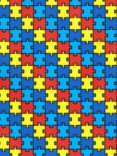Picture of ThermoFlex FASHION Pattern - Jigsaw Autism