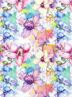 Picture of ThermoFlex FASHION Pattern - Pastel Flowers