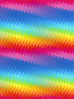 Picture of ThermoFlex FASHION Pattern - Rainbow ZigZag
