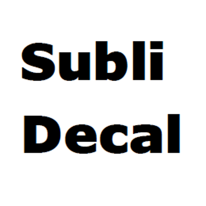SubliDeccal Sublimatable Adhesive Vinyl