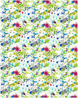 Picture of ThermoFlex FASHION Pattern PSV - Paint Splatter White