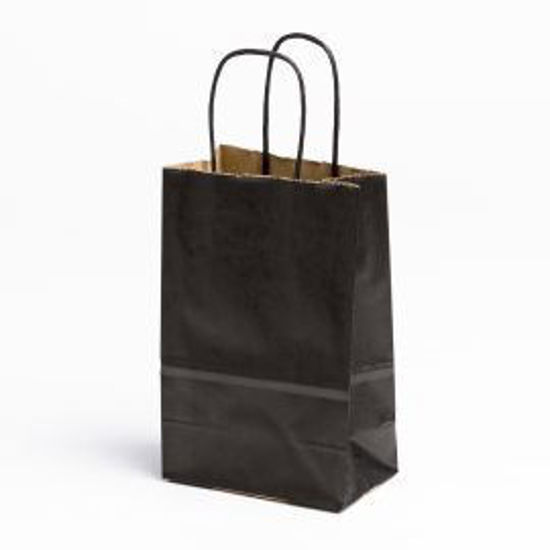 Black Paper Shopping Bag Sm
