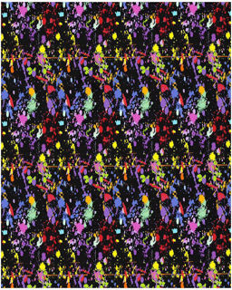 Picture of ThermoFlex FASHION Pattern - Paint Splatter Black