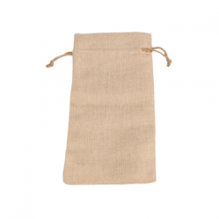 Faux Burlap Drawstring Bag 6.69"x 14.57"