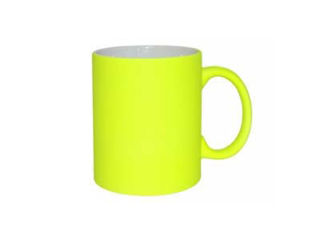 Picture of 11oz (Frosted) Light Yellow Mugs