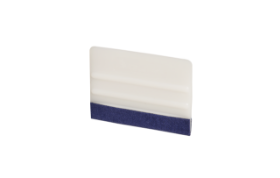 4" Pro Rigid Squeegee - white with felt edge 4" Pro Rigid Squeegee - white with felt edge