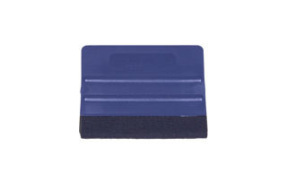 4"Blue Squeegee with Felt Edge