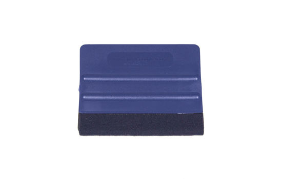 4"Blue Squeegee with Felt Edge