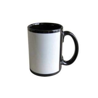 Picture of 15oz Black Mug with Patch