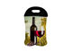 Neoprene Wine Bottle Insulator (Black Handle) Decorated