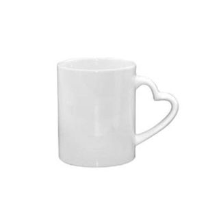 Picture of 11oz White Heart Handle Mug