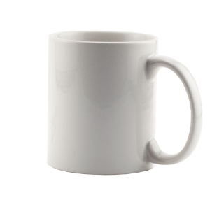 11oz White Rhinocoat Mug