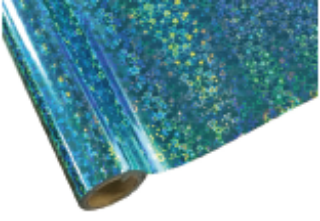 Picture of Hot Stamping Foil Hearts Turquoise