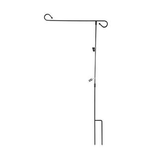 35" Black Garden Flagpole