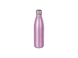 Picture of 17oz Stainless Steel Coke Bottle-Glitter-Pink