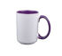 15oz Purple Two-Tone Sublimation Mug