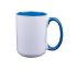 15oz Sky Blue Two-Tone Sublimation Mug