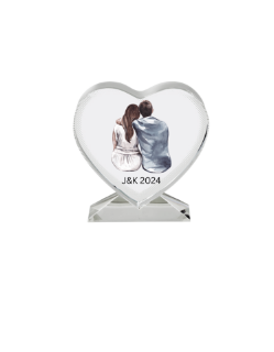 Picture of Crystal Sublimation Love Screen - Heart