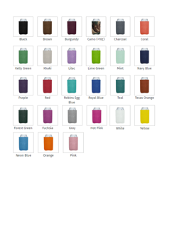 Picture of Sample Pack - Colored Can Koozies