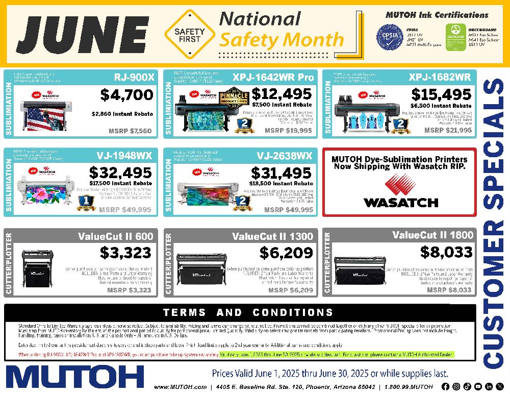 Mutoh Current Specials