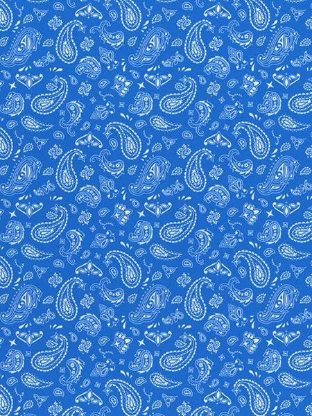 Blue Bandana Heat Transfer Vinyl